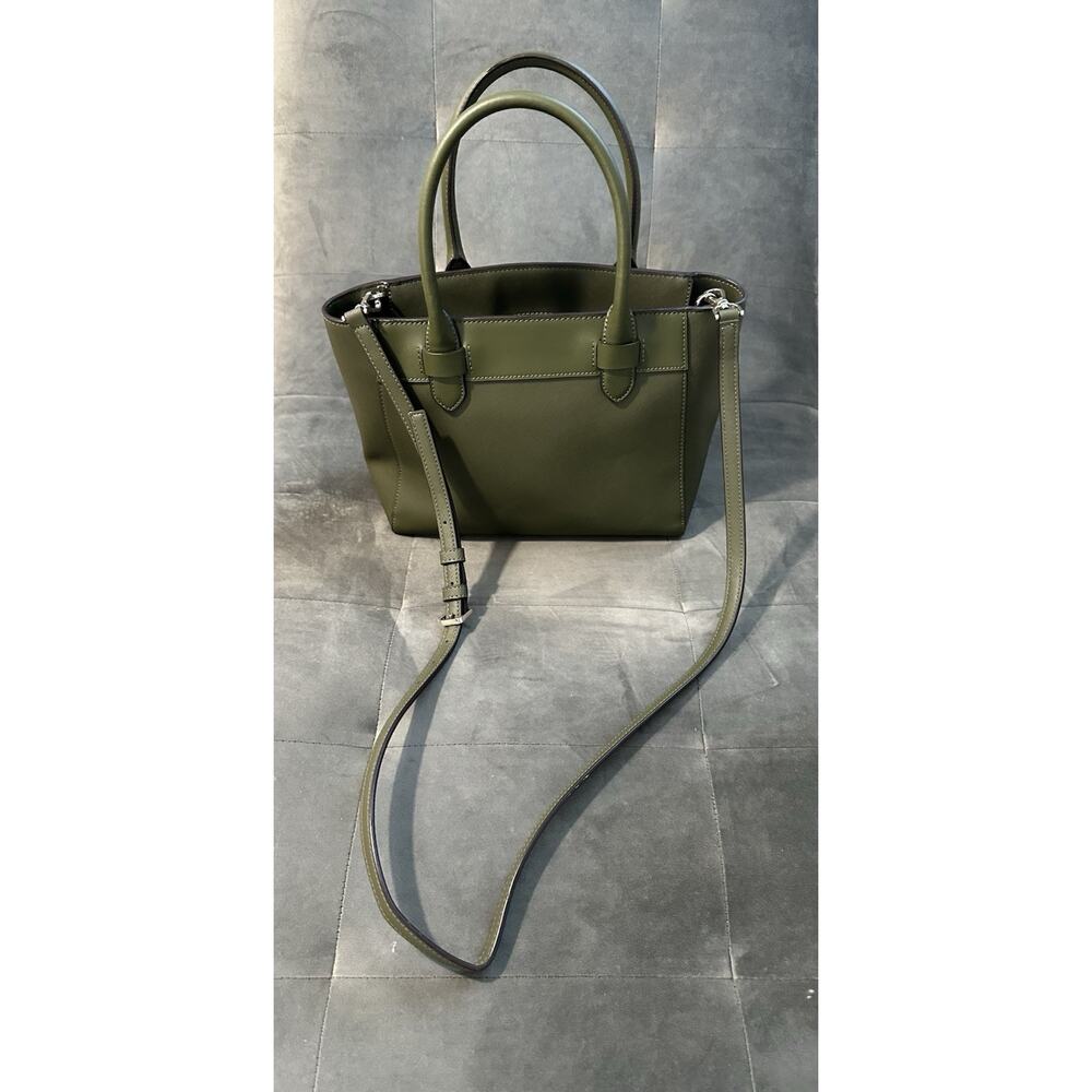 EUC Kate Spade Olive Green Melanie Satchel With Removable Adjustable Strap - Picture 3 of 5
